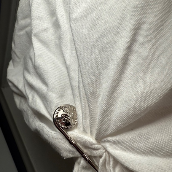 Versace White/Pink Pin T-Shirt (woman’s) - Picture 3 of 6